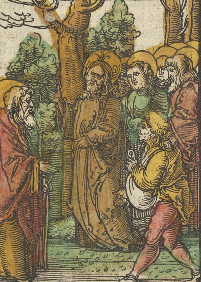 Liknelsen om såmannen och ogräset, från Das Plenarium, 1517. av Hans Schäufelein the Elder