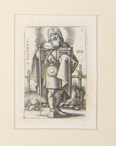 En serie av de tolv apostlarna med frontispice av Hans Sebald Beham
