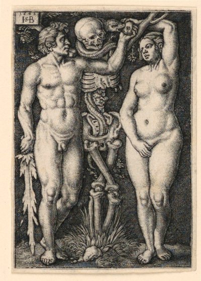 Adam och Eva av Hans Sebald Beham