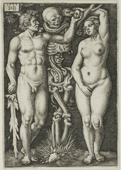 Adam och Eva av Hans Sebald Beham