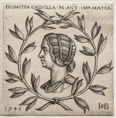 Byst av Domitia Calvilla av Hans Sebald Beham