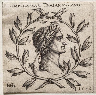Byst av kejsar Trajanus av Hans Sebald Beham