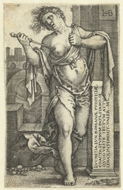 Lucretias död av Hans Sebald Beham