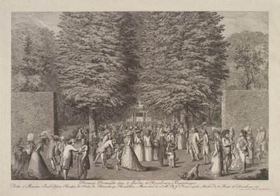 Festbönder (maj och juni) av Hans Sebald Beham