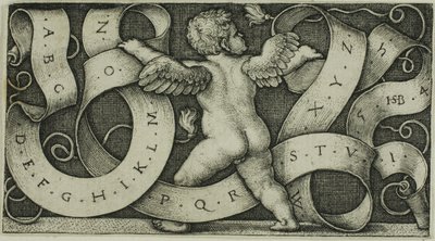 Genialt med alfabetet av Hans Sebald Beham