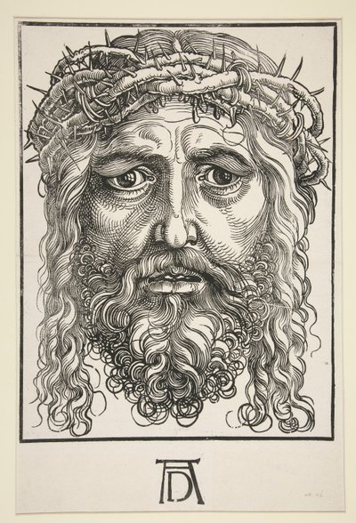 Kristi huvud krönt med törnen av Hans Sebald Beham