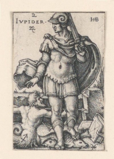 Jupiter, från De sju planeterna av Hans Sebald Beham