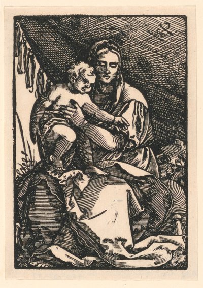 Madonna och barn av Hans Sebald Beham
