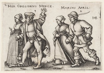 mars och april av Hans Sebald Beham