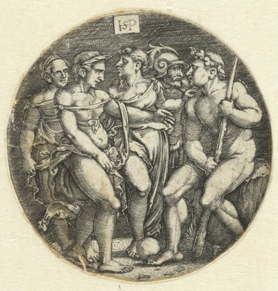Paris dom av Hans Sebald Beham
