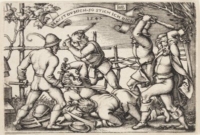 Bondens bråk av Hans Sebald Beham