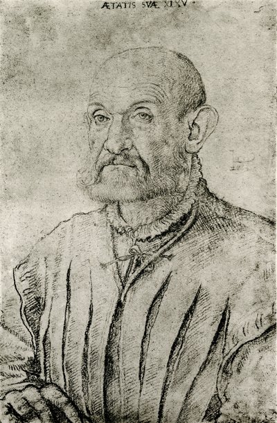 Porträtt av en främling av Hans Sebald Beham