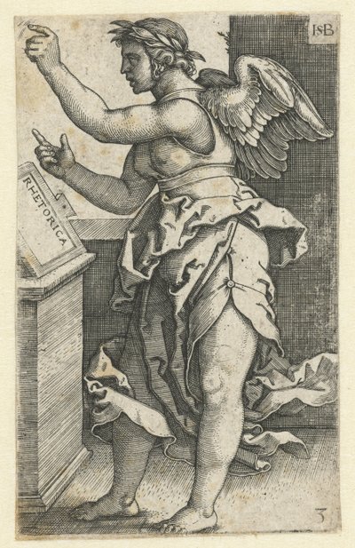 Retorik Retorik (titel på objekt) Seven Liberal Arts (serietitel) av Hans Sebald Beham