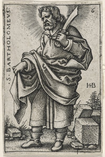 Saint Bartholomew, 1541-46 av Hans Sebald Beham