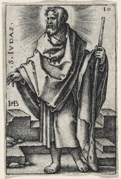 Saint Jude Thaddeus, 1541-46 av Hans Sebald Beham