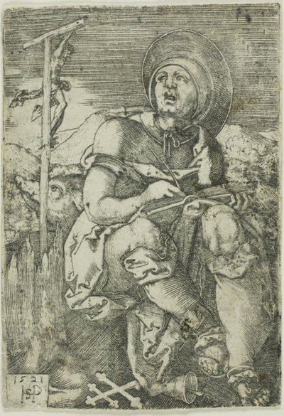 St. Antonius Eremiten av Hans Sebald Beham