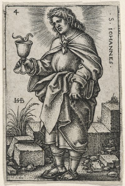 St John, 1541-46 av Hans Sebald Beham