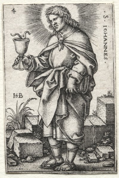 St John, 1545-1546. av Hans Sebald Beham