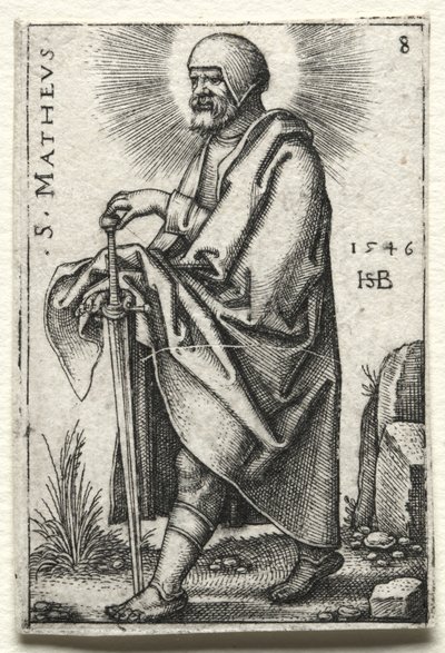 St Mark av Hans Sebald Beham