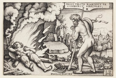 Herkules död av Hans Sebald Beham