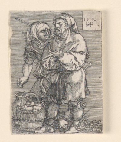 Äggförsäljaren av Hans Sebald Beham