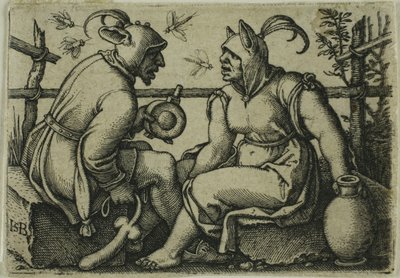 Den enfaldige och den enfaldige kvinnan av Hans Sebald Beham