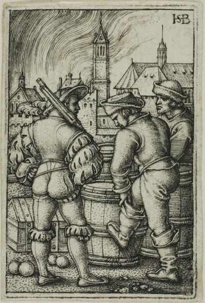Vakten vid krutfaten av Hans Sebald Beham
