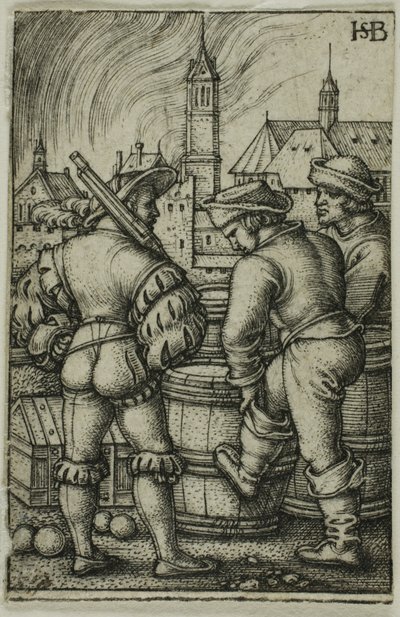Vakten vid krutfaten av Hans Sebald Beham