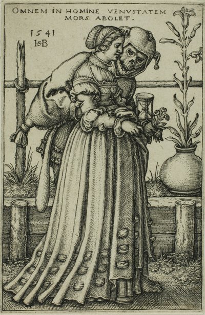 Damen och döden av Hans Sebald Beham