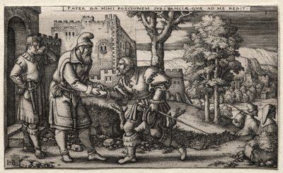Den förlorade sonen. av Hans Sebald Beham