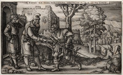 Den förlorade sonen. av Hans Sebald Beham
