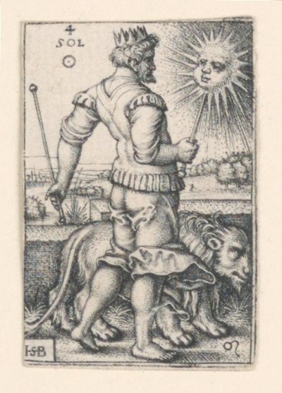 Solen, från De sju planeterna av Hans Sebald Beham