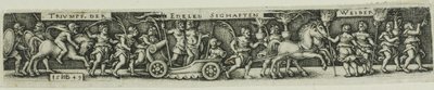 Triumftåg av de ädla härliga kvinnorna av Hans Sebald Beham