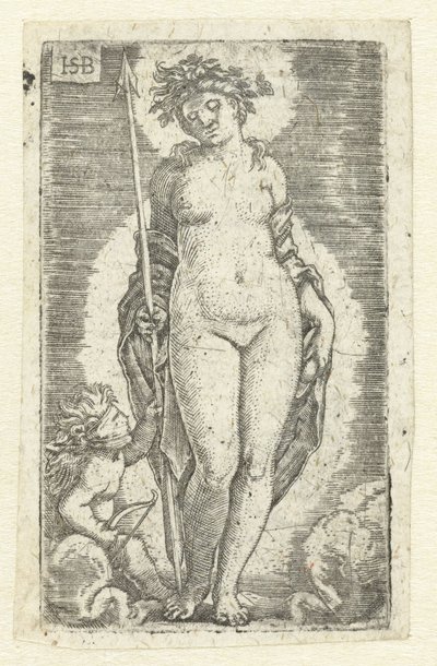 Venus i Amor av Hans Sebald Beham