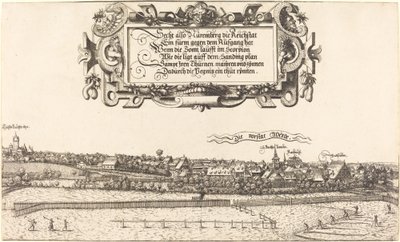 Utsikt över Nürnberg från öster [höger avsnitt], 1552. av Hans Sebald Lautensack