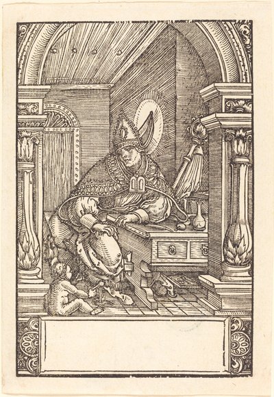 Sankt Augustinus av Hans Springinklee