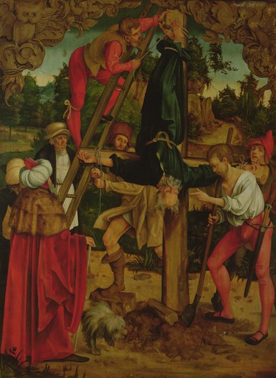Korsfästelsen av Peter av Hans Suess Kulmbach