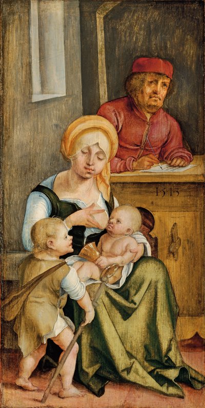 Mary Clopas och hennes familj, 1515 av Hans Suess Kulmbach