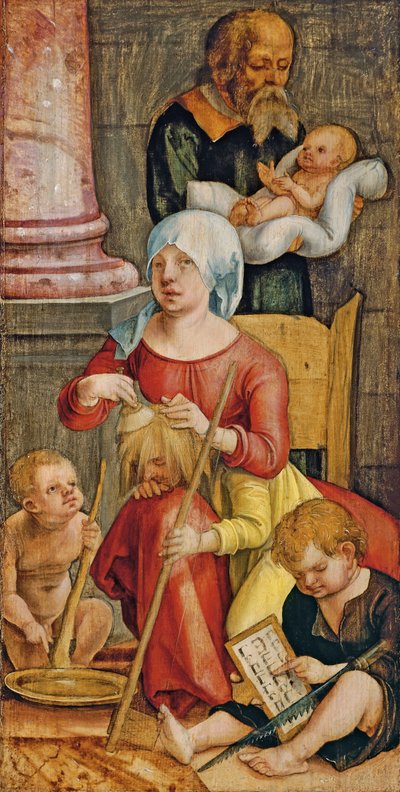 Mary Salome och hennes familj, 1515 av Hans Suess Kulmbach