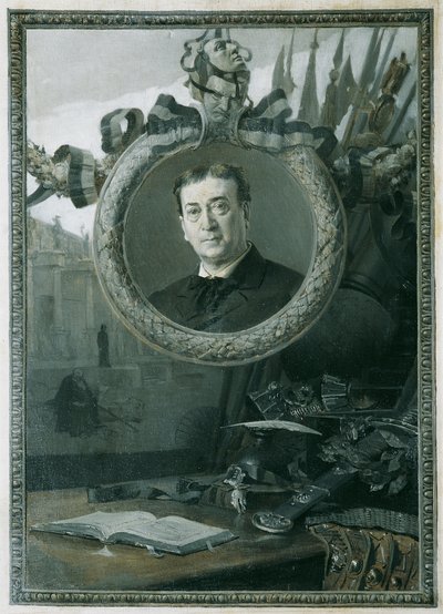 Skådespelaren Adolf von Sonnenthal av Hans Temple