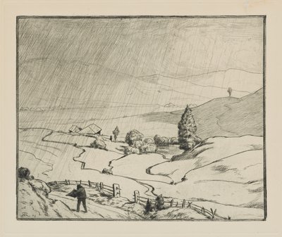 Det börjar regna av Hans Thoma