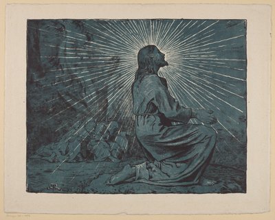 Kristus som ber på Olivberget av Hans Thoma