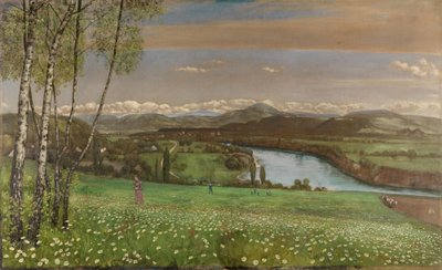 Rhindalen vid Säckingen av Hans Thoma