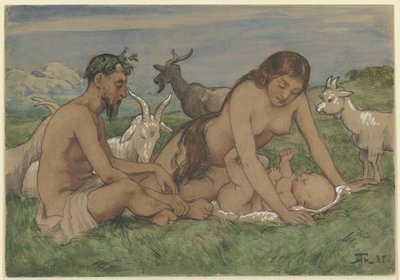 Faunernas familj av Hans Thoma