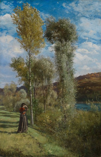 Höstdag vid Övre Rhen av Hans Thoma