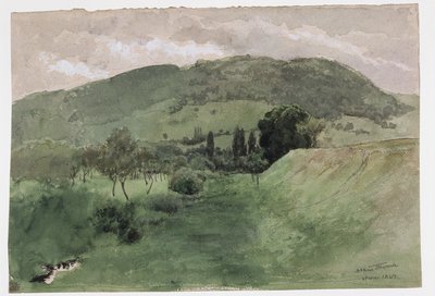 Landskap i Schwarzwald av Hans Thoma