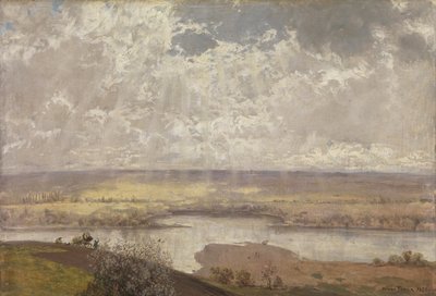 Landskap vid Main av Hans Thoma