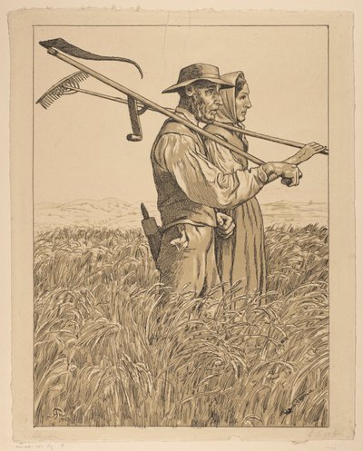 Två gräsklippare av Hans Thoma