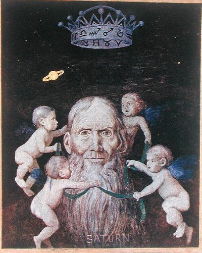Saturnus, illustration från 