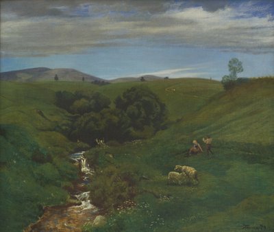 Äng i Schwarzwald nära Bernau av Hans Thoma
